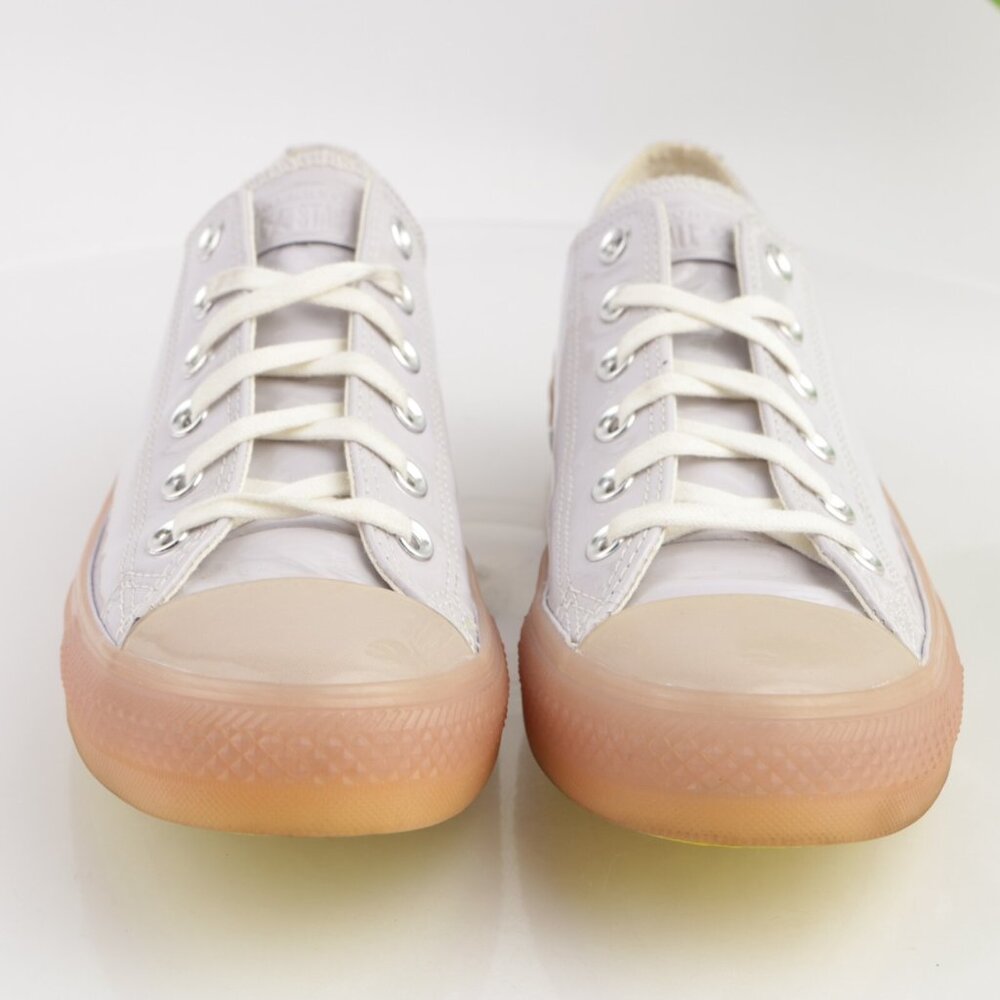 Converse Chuck Taylor Womens Glow Sneakers Size 9 Light Purple Patent Shoes Low - Picture 2 of 12